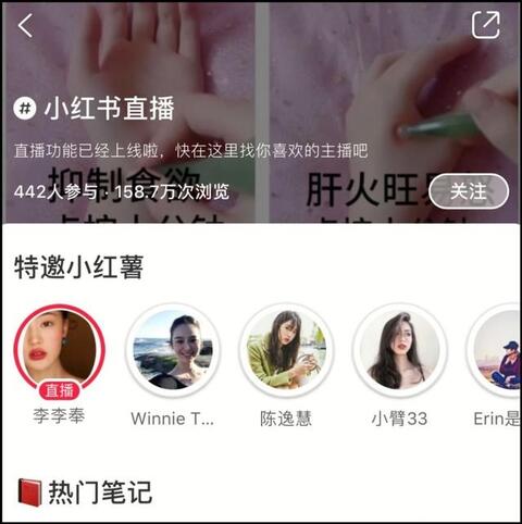 小紅書的直播帶貨賽道！